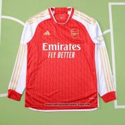 Camiseta 1ª Arsenal 23/24 Manga Larga