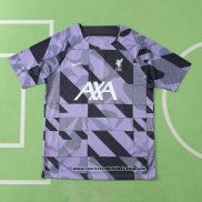 Camiseta Pre Partido del Liverpool 2023 Purpura